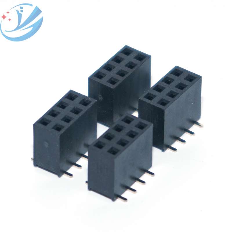 Connettore femmina SMT a passo 2,54 a 2 file da 8 pin