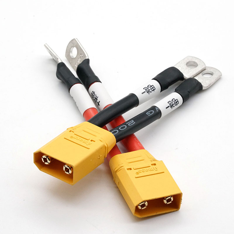 Cavo batteria in silicone con terminale circolare XT90
